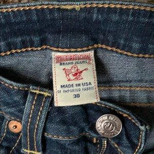 True Religion dark wash boot cut jeans
